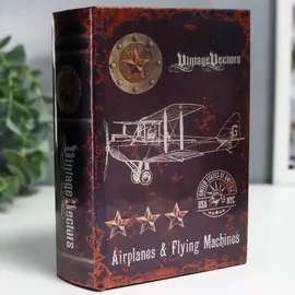 Шкатулка-книга дерево кожзам