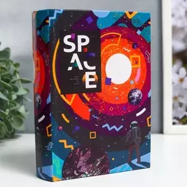 Шкатулка-книга дерево кожзам