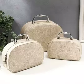 Шкатулка кожзам для косметики