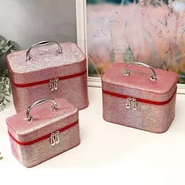 Шкатулка кожзам для косметики