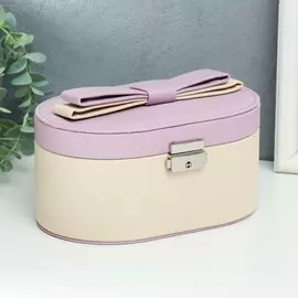 Шкатулка кожзам для украшений