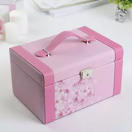 Шкатулка кожзам для украшений