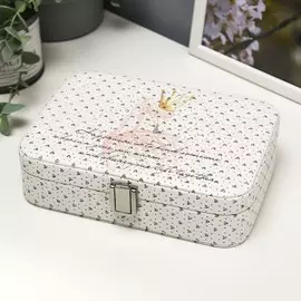 Шкатулка кожзам для украшений