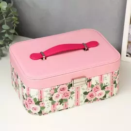 Шкатулка кожзам для украшений