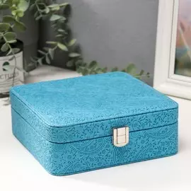 Шкатулка кожзам для украшений