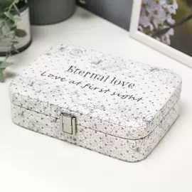 Шкатулка кожзам для украшений