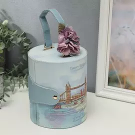 Шкатулка кожзам для украшений