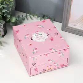 Шкатулка кожзам для украшений