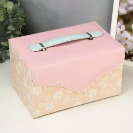 Шкатулка кожзам для украшений