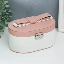 Шкатулка кожзам для украшений