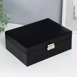 Шкатулка кожзам для украшений