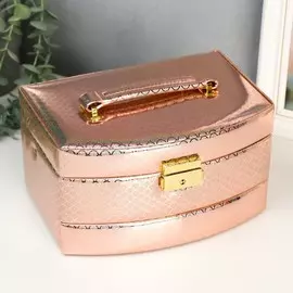 Шкатулка кожзам для украшений