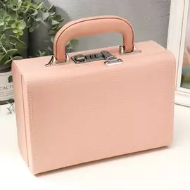 Шкатулка кожзам для украшений