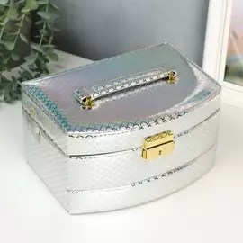 Шкатулка кожзам для украшений
