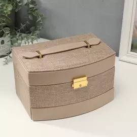 Шкатулка кожзам для украшений