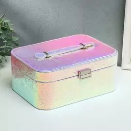 Шкатулка кожзам для украшений