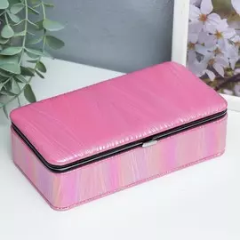 Шкатулка кожзам для украшений