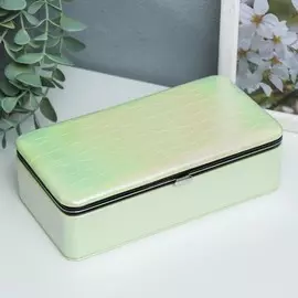 Шкатулка кожзам для украшений