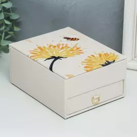 Шкатулка кожзам для украшений