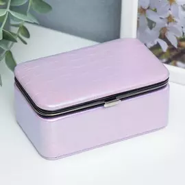 Шкатулка кожзам для украшений