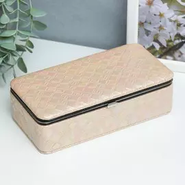 Шкатулка кожзам для украшений