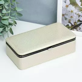 Шкатулка кожзам для украшений