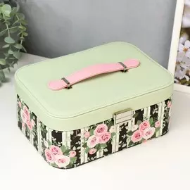 Шкатулка кожзам для украшений