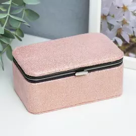 Шкатулка кожзам для украшений