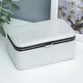 Шкатулка кожзам для украшений