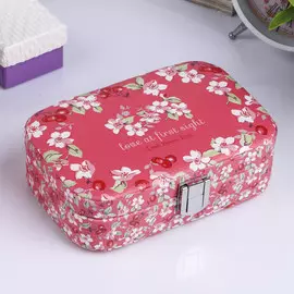 Шкатулка кожзам для украшений