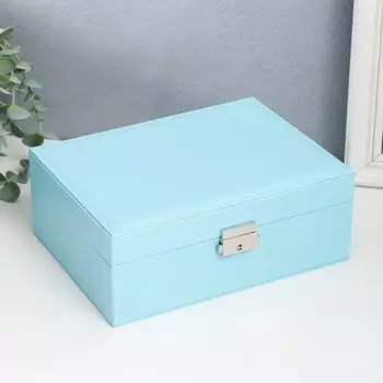 Шкатулка кожзам для украшений