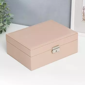 Шкатулка кожзам для украшений