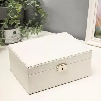 Шкатулка кожзам для украшений