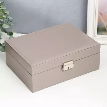 Шкатулка кожзам для украшений