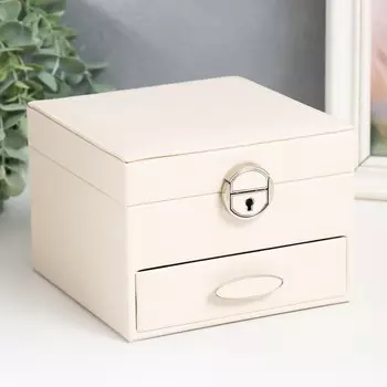 Шкатулка кожзам для украшений