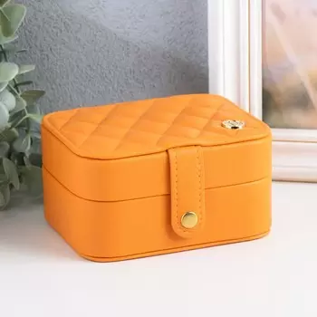 Шкатулка кожзам для украшений