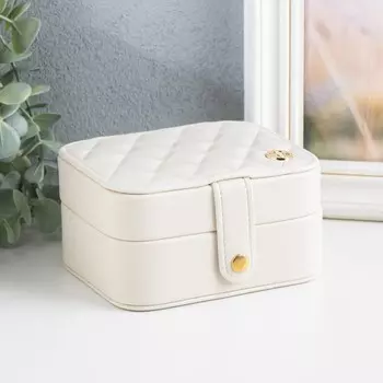 Шкатулка кожзам для украшений