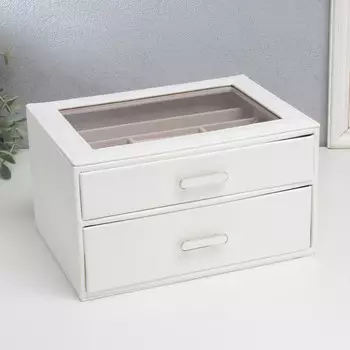 Шкатулка кожзам для украшений