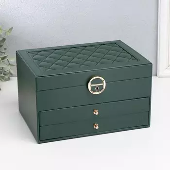 Шкатулка кожзам для украшений