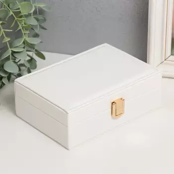 Шкатулка кожзам для украшений