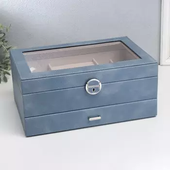 Шкатулка кожзам для украшений