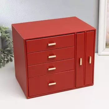 Шкатулка кожзам для украшений