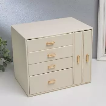 Шкатулка кожзам для украшений