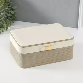 Шкатулка кожзам для украшений