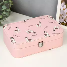 Шкатулка кожзам под часы 1 отделение и бижутерию