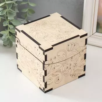 Шкатулка-куб для росписи