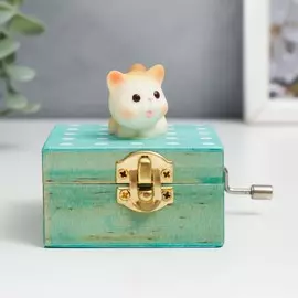 Шкатулка музыкальная механическая