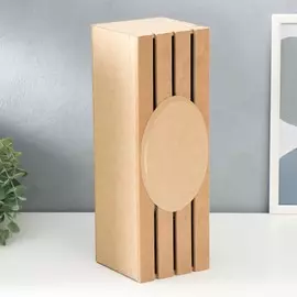 Шкатулка под роспись под бутылку 35х12х12 см