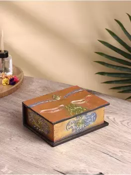 Шкатулка резная мдф, 15х19х7,5 см