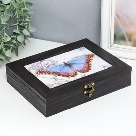 Шкатулка венге 18х23х5 см